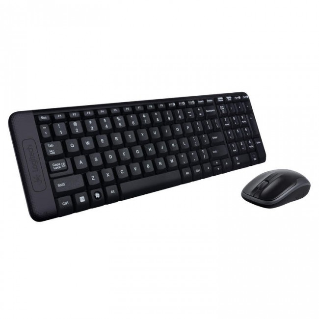 Teclado mk220 Logitech - Pack Teclado + Ratón inalámbricos