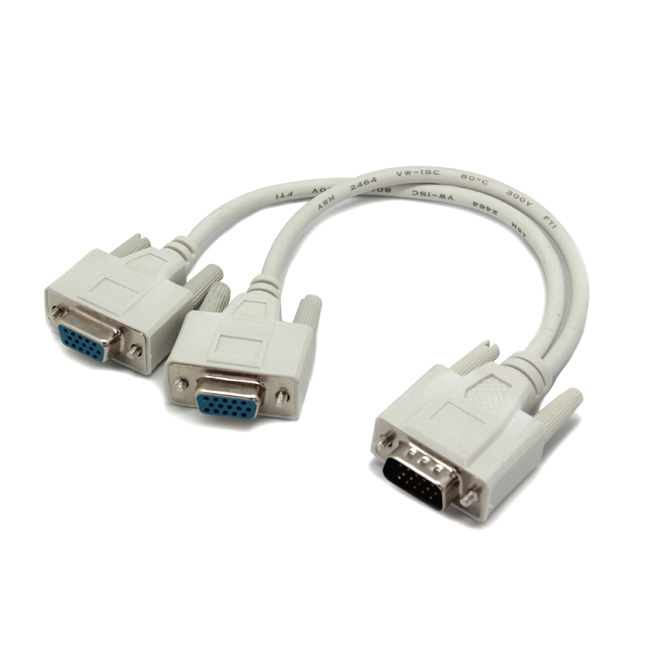 Unotec Cable VGA a x2 VGA