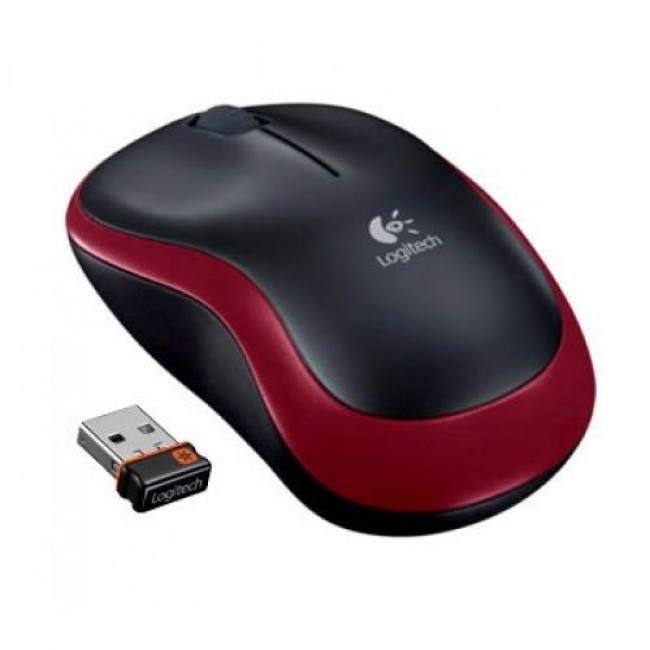 Ratón Logitech M185 Rojo