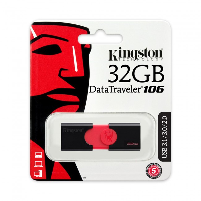 Kingston DataTraveler 106 32GB USB 3.1/3.0/2.0