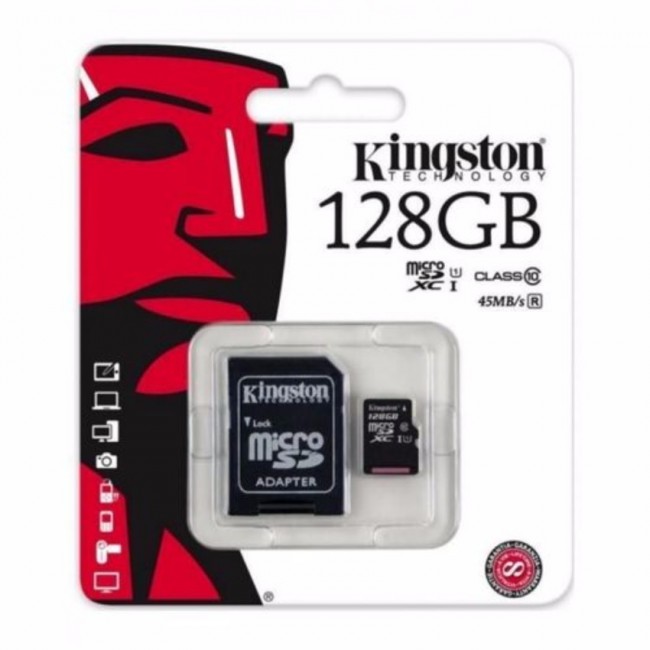 Kingston MicroSDHC 128GB class 10
