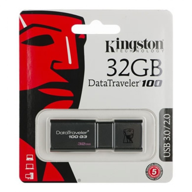 Kingston DataTraveler 100 32GB USB 3.1/3.0/2.0