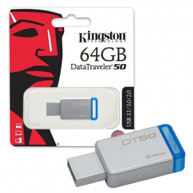 Kingston Datatraveler 50 64GB USB 2.0/3.0/3.1