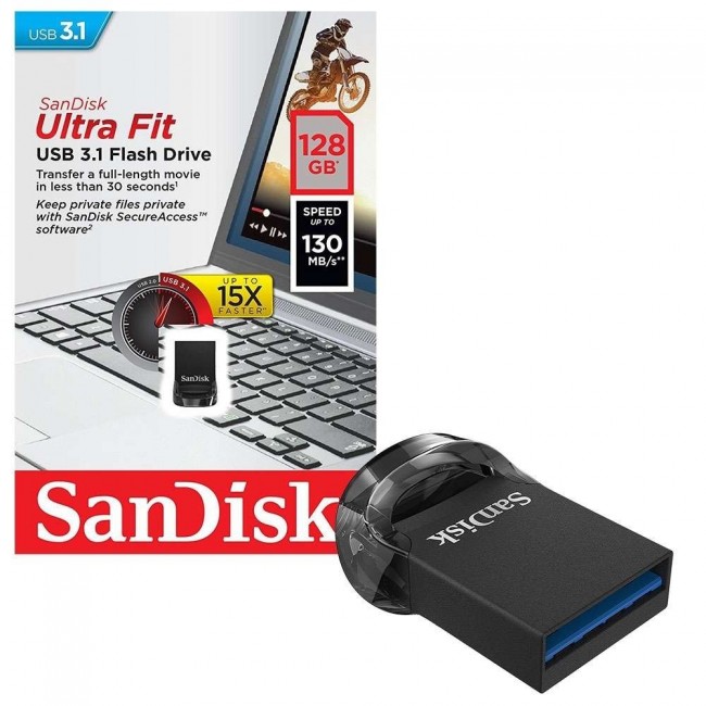 SanDisk 128GB USB 3.1 Ultra Fit