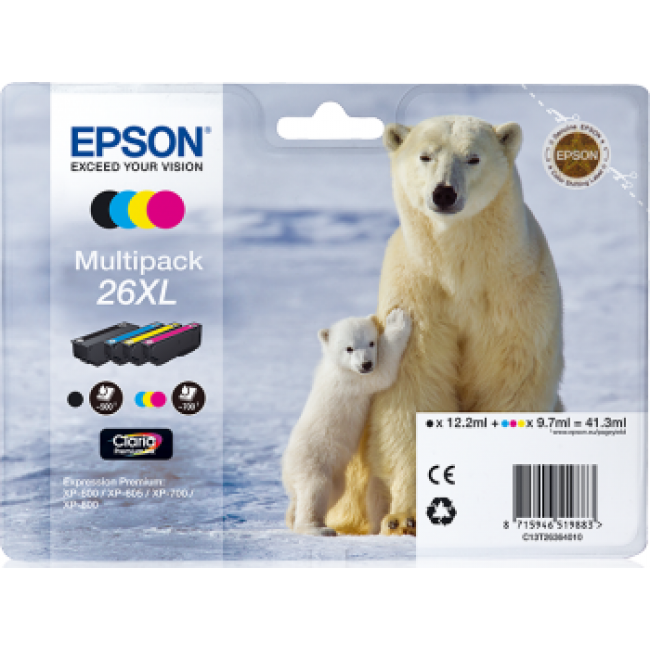 Epson Tinta 26 XL - Tri-color