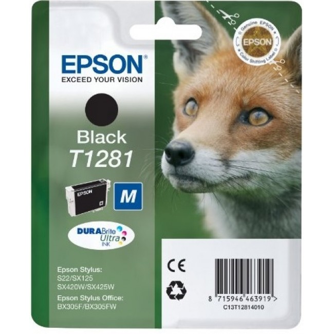 Epson Tinta T1281 Negro