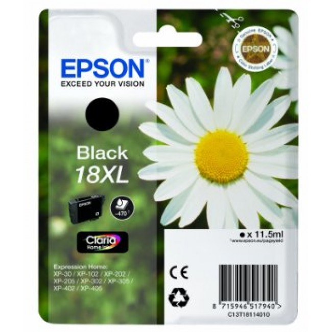 Epson Tinta T1811 Negro