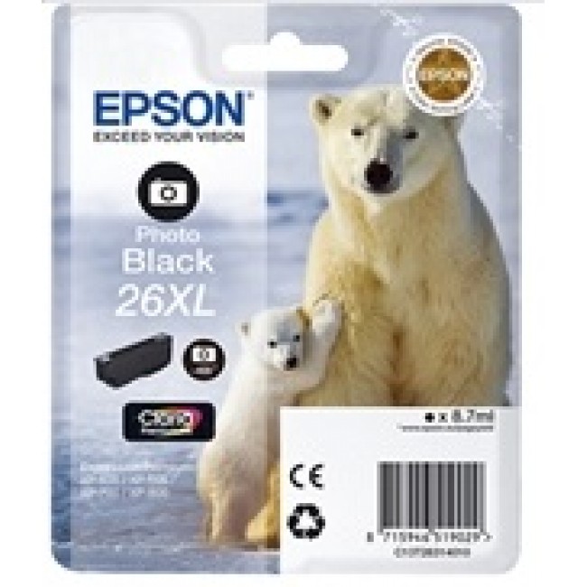 Epson Tinta T2631 Negro