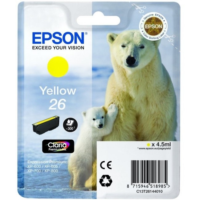 Epson Tinta T2634 Amarillo