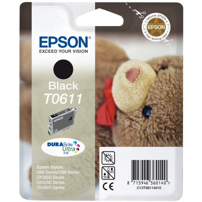 Epson Tinta T0611 Negro