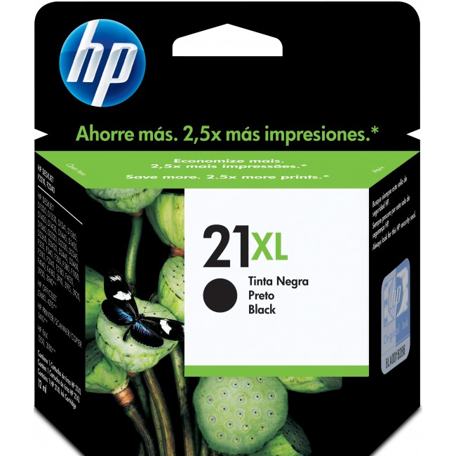 HP Tinta 21 XL Negro