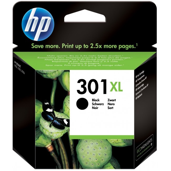 HP Tinta 301 XL Negro