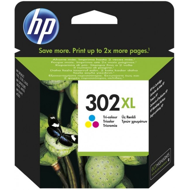 HP Ink 302 XL Tricolor