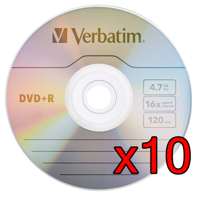 Verbatim DVD-R 10 Unidades