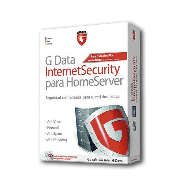 G Data Internet Security para Home Server (5 PCs)