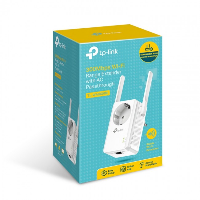 TP-LINK TL-WA860RE Extensor de red wifi 300Mbps